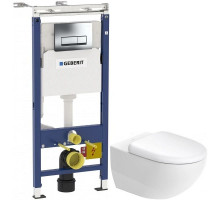 Комплект подвесной унитаз Duravit Architec 45720900A1 + система инсталляции Geberit 458.125.21.1