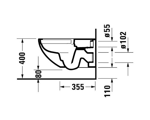 Заказать Комплект подвесной унитаз Duravit Architec 45720900A1 + система инсталляции Villeroy & Boch 92246100 + 92249061 в магазине сантехники Santeh-Crystal.ru