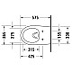 Приобрести Комплект подвесной унитаз Duravit Architec 45720900A1 + система инсталляции Villeroy & Boch 92246100 + 92249068 в магазине сантехники Santeh-Crystal.ru