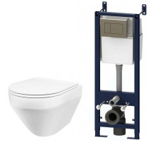 Комплект подвесной унитаз + система инсталляции Am.Pm Spirit 2.0 IS3701700