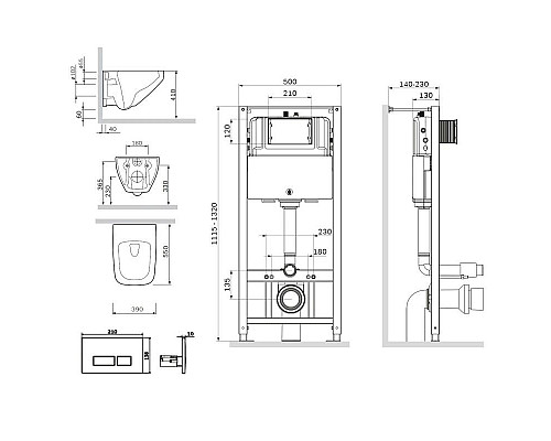Santeh-Crystal.ru: Комплект подвесной унитаз + система инсталляции Am.Pm Inspire 2.0 Pro S IS47051.50A1700 Заказать Комплект подвесной унитаз + система инсталляции Am.Pm Inspire 2.0 Pro S IS47051.50A1700 в магазине сантехники Santeh-Crystal.ru