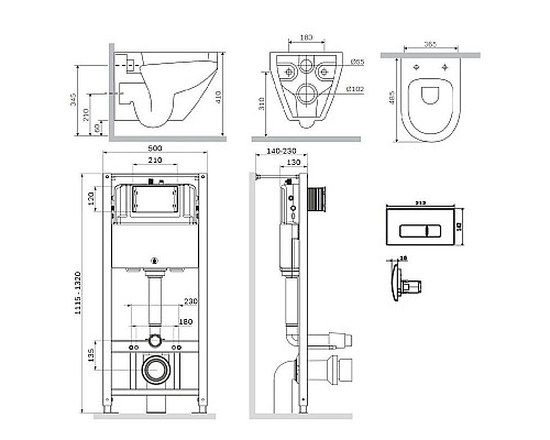 Santeh-Crystal.ru: Комплект подвесной унитаз + система инсталляции Am.Pm Spirit 2.0 Pro M IS48001.701700 Заказать Комплект подвесной унитаз + система инсталляции Am.Pm Spirit 2.0 Pro M IS48001.701700 в магазине сантехники Santeh-Crystal.ru