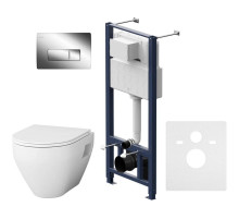 Комплект подвесной унитаз + система инсталляции Am.Pm Spirit 2.0 Pro M IS48051.701738