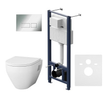 Комплект подвесной унитаз + система инсталляции Am.Pm Spirit 2.0 Pro S IS47051.701738
