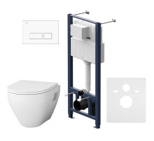 Комплект подвесной унитаз + система инсталляции Am.Pm Spirit 2.0 Pro S IS47001.701738