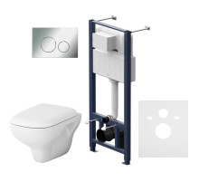Комплект подвесной унитаз + система инсталляции Am.Pm Like Pro L IS49051.801700