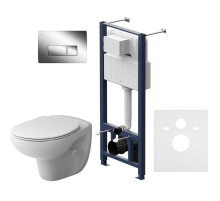 Комплект подвесной унитаз + система инсталляции Am.Pm Sense Pro M IS48051.741700