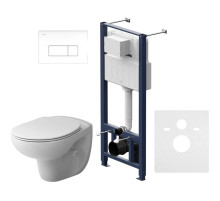 Комплект подвесной унитаз + система инсталляции Am.Pm Sense Pro M IS48001.741700