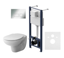Комплект подвесной унитаз + система инсталляции Am.Pm Sense Pro S IS47051.741700