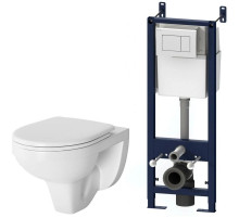 Комплект подвесной унитаз + система инсталляции Am.Pm Sense IS301.74A1738