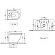 Заказать Комплект подвесной унитаз Jaquar Solo SLS-WHT-6953BIUFSM + система инсталляции Jacob Delafon E29025-NF + E29026-01R в магазине сантехники Santeh-Crystal.ru