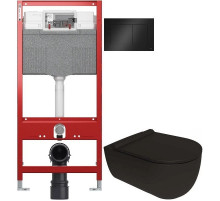 Комплект подвесной унитаз Bien Vokha MDKA052N1VP0B7000 + система инсталляции Tece 9300302 + 9240407