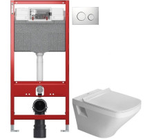 Комплект подвесной унитаз Duravit Durastyle 2536090000 + 0063790000 + система инсталляции Tece 9300302 + 9240921