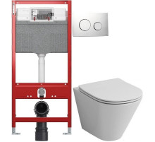 Комплект подвесной унитаз Grossman GR-4477S + система инсталляции Tece 9300302 + 9240921