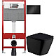 Купить Комплект подвесной унитаз WeltWasser Gelbach 004MT-BL 10000003748 + система инсталляции Tece 9300302 + 9240407 в магазине сантехники Santeh-Crystal.ru