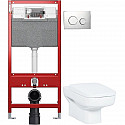 Комплект подвесной унитаз Creavit Sphinx SP320-11CB00E-0000 + KC1803.01.0000E + система инсталляции TECE 9300302 + 9240921