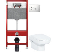 Комплект подвесной унитаз Creavit Sphinx SP320-11CB00E-0000 + KC1803.01.0000E + система инсталляции TECE 9300302 + 9240921