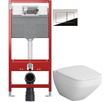 Комплект подвесной унитаз Am.Pm Inspire 2.0 C50A1700SC + система инсталляции Tece 9300302 + 9240401