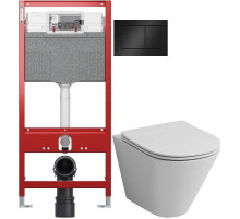 Комплект подвесной унитаз Grossman GR-4477S + система инсталляции Tece 9300302 + 9240407