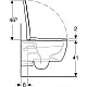 Купить Комплект подвесной унитаз Geberit iCon 500.784.01.1 + система инсталляции Geberit 111.300.00.5 в магазине сантехники Santeh-Crystal.ru