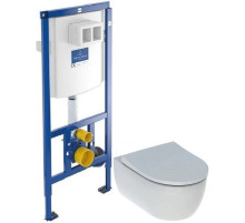 Комплект подвесной унитаз Geberit iCon 500.784.01.1  + система инсталляции Villeroy & Boch 92246100