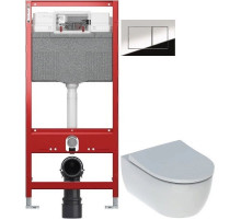 Комплект подвесной унитаз Geberit iCon 500.784.01.1 + система инсталляции Tece 9300302 + 9240401