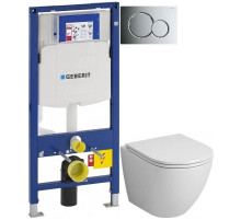 Комплект подвесной унитаз Grossman GR-4455S + система инсталляции Geberit 111.300.00.5 + 115.770.21.5 + 111.815.00.1