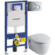 Купить Комплект подвесной унитаз Ideal Standard Connect E803501 + E712701 + система инсталляции Geberit 111.300.00.5 + 115.770.21.5 + 111.815.00.1 в магазине сантехники Santeh-Crystal.ru