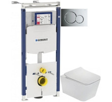 Комплект подвесной унитаз Teka Formentera 11.732.00.00 + система инсталляции Geberit 111.362.00.5 + 115.770.21.5