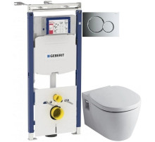 Комплект подвесной унитаз Ideal Standard Connect E803501 + E712701 + система инсталляции Geberit 111.362.00.5 + 115.770.21.5