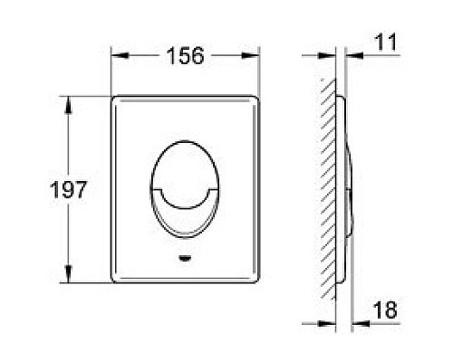 Приобрести Комплект подвесной унитаз Jacob Delafon Presquile E4440-00 + система инсталляции Grohe 38721001 в магазине сантехники Santeh-Crystal.ru