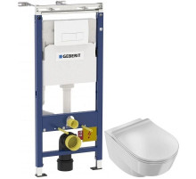 Комплект подвесной унитаз Jacob Delafon Odeon Rive Gauche EDR102-00 + E24889-00 + система инсталляции Geberit 458.125.11.1