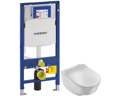 Приобрести Комплект подвесной унитаз Jacob Delafon Odeon Rive Gauche EDR102-00 + E24889-00 + система инсталляции Geberit 111.300.00.5 в магазине сантехники Santeh-Crystal.ru