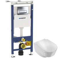 Комплект подвесной унитаз Jacob Delafon Odeon Rive Gauche EDR102-00 + E24888-00 + система инсталляции Geberit 458.125.21.1
