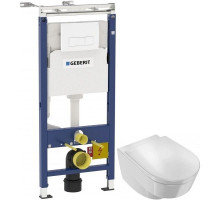 Комплект подвесной унитаз Jacob Delafon Odeon Rive Gauche EDR102-00 + E24888-00 + система инсталляции Geberit 458.125.11.1