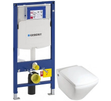 Комплект подвесной унитаз Jacob Delafon Escale E1306-00 + система инсталляции Geberit 111.300.00.5