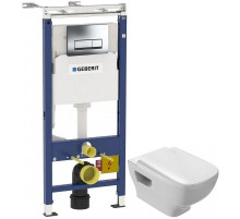 Комплект подвесной унитаз Jacob Delafon Struktura EDE102-00 + E70024-00 + система инсталляции Geberit 458.125.21.1