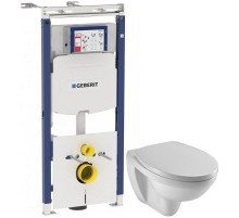 Комплект подвесной унитаз Jacob Delafon Patio EDV102-00 + E70021-00 + система инсталляции Geberit 111.362.00.5