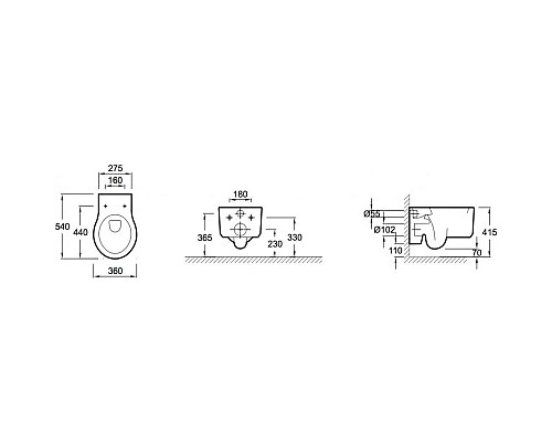 Купить Комплект подвесной унитаз Jacob Delafon Viragio E4773-00 + система инсталляции Grohe 38721001 в магазине сантехники Santeh-Crystal.ru