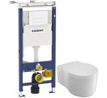 Комплект подвесной унитаз Jacob Delafon Viragio E4773-00 + система инсталляции Geberit 458.125.11.1