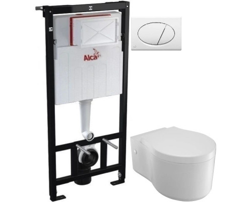 Приобрести Комплект подвесной унитаз Jacob Delafon Viragio E4773-00 + система инсталляции AlcaPlast AM101/11203:1RUSSETM70 в магазине сантехники Santeh-Crystal.ru