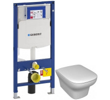 Комплект подвесной унитаз Jacob Delafon Vox EDM102-00 + E20142-00 + система инсталляции Geberit 111.300.00.5