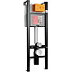 Купить Комплект подвесной унитаз WeltWasser Gelbach 004MT-BL 10000003748 + система инсталляции Jacob Delafon E33131RU-NF + E20859-CP-MTC в магазине сантехники Santeh-Crystal.ru