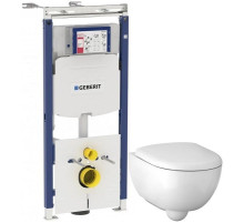 Комплект подвесной унитаз Geberit Renova Compact 500.803.00.1 + система инсталляции Geberit 111.362.00.5