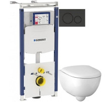 Комплект подвесной унитаз Geberit Renova Compact 500.803.00.1 + система инсталляции Geberit 111.362.00.5  + 115.882.DW.1