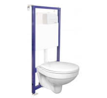 Комплект подвесной унитаз Berges Optim PS + система инсталляции Berges Novum L1 042414