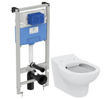 Комплект подвесной унитаз S312801 + S453601 + система инсталляции R020467 Ideal Standard Prosys Contour 21 S312801AA15