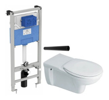 Комплект подвесной унитаз P243001 + S406501 + система инсталляции R020467 Ideal Standard Prosys Matura P243001RT21A6
