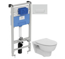 Комплект подвесной унитаз T365701 + система инсталляции  R020467 + R0121AA Ideal Standard Prosys Esedra T365701PER0121AA