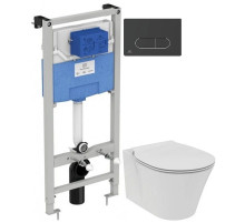 Комплект подвесной унитаз E005401 + E036601 + система инсталляции  R020467 + R0115A6 Ideal Standard Prosys Connect Air R031001A6115